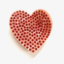 Load image into Gallery viewer, Medusa's Red Rhinestone Heart Jaw