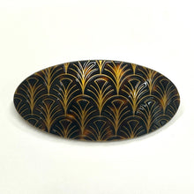 Load image into Gallery viewer, Art Deco Oval French Barrettes
