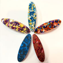 Load image into Gallery viewer, Colorful French Oval Barrettes

