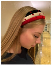 Load image into Gallery viewer, Sweet Hearts Puff Velvet Headband
