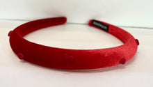 Load image into Gallery viewer, Sweet Hearts Puff Velvet Headband
