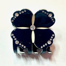 Load image into Gallery viewer, Jeweled Four Leaf Clover Jaw
