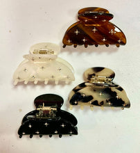 Load image into Gallery viewer, Large Rhinestone Resin Jaw Clip
