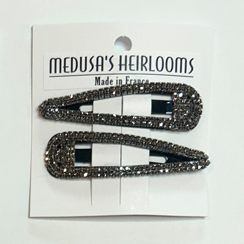 Rhinestone Snap Clips