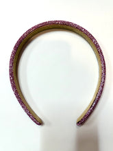 Load image into Gallery viewer, Pavé Puff Rhinestones Embellished Narrow Headbands
