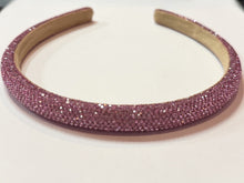 Load image into Gallery viewer, Pavé Puff Rhinestones Embellished Narrow Headbands
